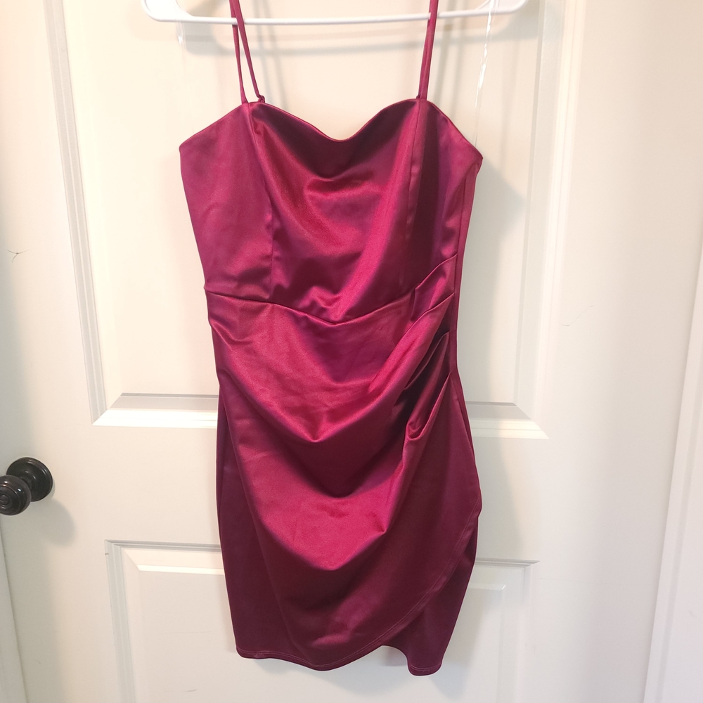 Honey and Rosie Red Bodycon Cocktail Dress NWOT
